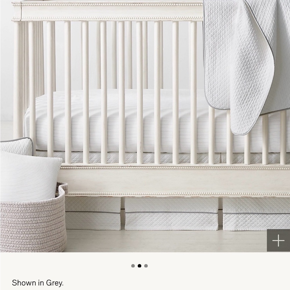 Restoration Hardware Crib Skirt